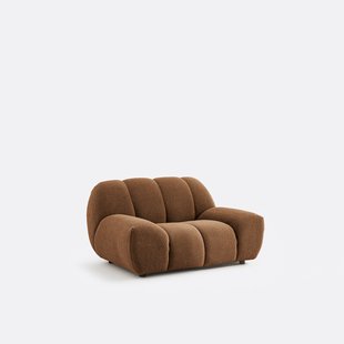 XL-fauteuil van dikke badstof Nuria