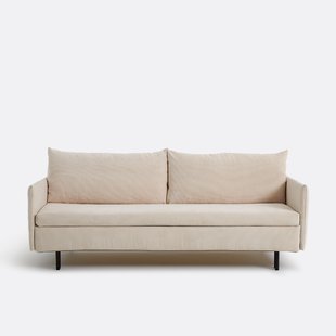 Fijne ribfluwelen slaapbank, ZOFT