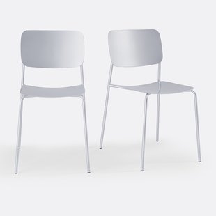 Set van 2 metalen stoelen, Urbani