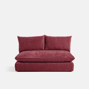 Modulaire 2-zitsbank. Malo fluweel met structuur