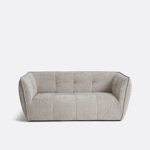 2-zitsbank in gekruist geweven chenille, SIMONE