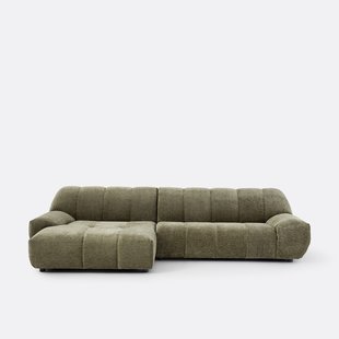 Nuria vintage ribfluwelen hoekbank links