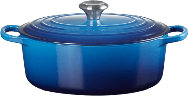 Le Creuset Signature ovale braadpan 31 cm azure