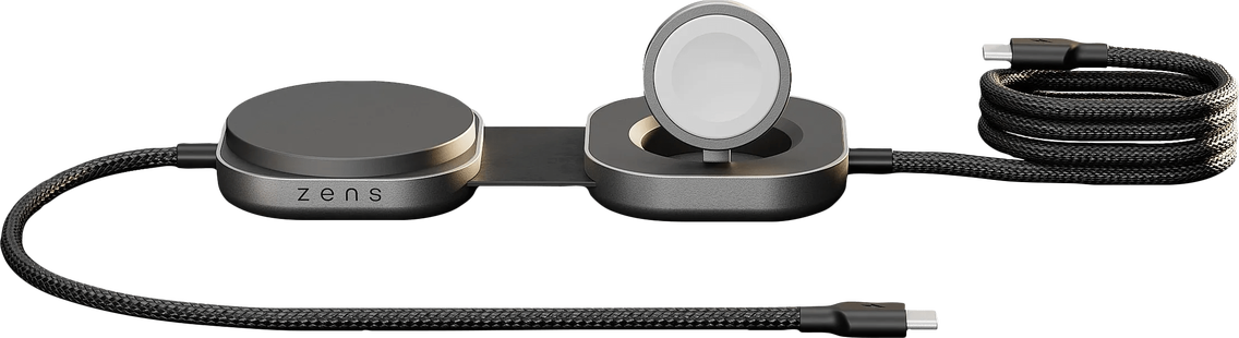 Zens Pro 3 Draadloze Oplader 20 Watt met USB C Kabel Zwart