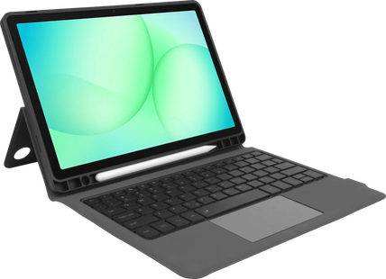 BlueBuilt Samsung Galaxy Tab A11 Plus Toetsenbord Hoes QWERTY Zwart