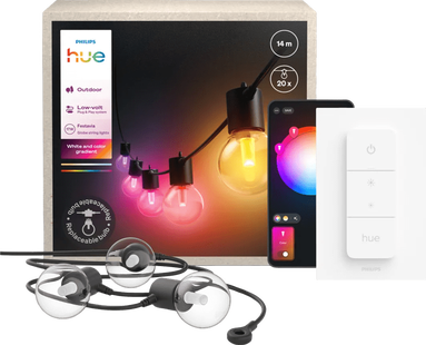 Philips Hue Festavia Globe Lichtsnoer - 14 meter + Dimmer