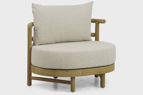 Santika Kayu lounge tuinstoel