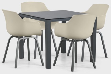 Lifestyle Salina/Mateo 90 cm dining tuinset 5-elig