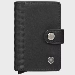Victorinox Altius Secrid Leather Card Wallet 612681 Black, lederen portemonnee met kaarthouder