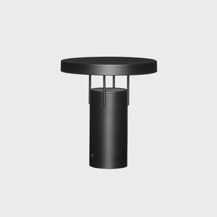 HÜBSCH LED tafellamp BringMe, matzwart, hoogte 28 cm