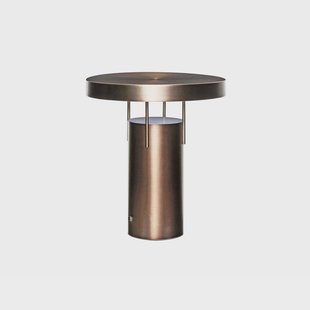 HÜBSCH LED tafellamp BringMe, gebronsd messing, 28 cm