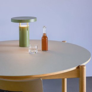 HÜBSCH LED tafellamp BringMe Mini, groen, hoogte 20 cm