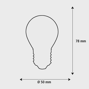 SEGULA LED Elegant Line E27 3W Golfbal 2.700 K Filament dimbaar