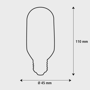 Segula LED Fire Flame Line E27 0,6W Tube rook 1800K decoratie