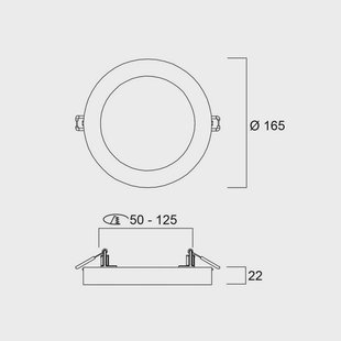 Sylvania LED plafondlamp START 5in1, wit, Ø 17 cm, CCT, dimbaar