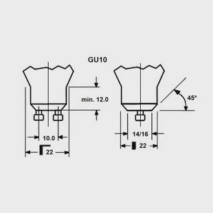 Sylvania LED lamp SUPERIA RETRO ES50 GU10 4,6 W 940 620 lm 36°