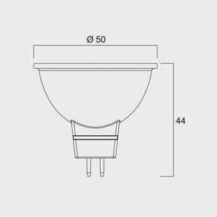 Sylvania LED lamp SUPERIA RETRO GU5.3 MR16 6,1W 830 621lm dimbaar