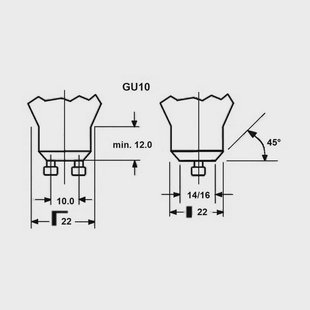 Sylvania LED lamp SUPERIA RETRO ES50, GU10 3,7W 940 360lm 36°