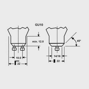 Sylvania LED lamp SUPERIA RETRO ES50, GU10 4,8W 930 450lm dimbaar