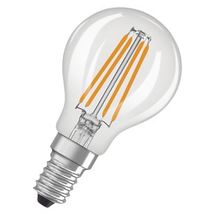 Osram Ledfilamentlamp Peertje Retrofit Classic P - D4,5cm - Warm Wit - E14 - 3,4w - 2 Stuks