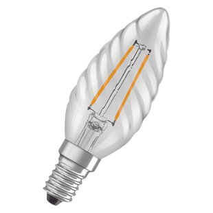 Osram Ledfilamentlamp Kaars Retrofit - D3,5cm - Warm Wit - E14 - 1,8w