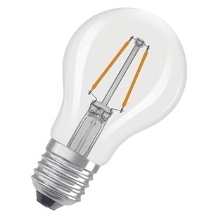Osram Ledfilamentlamp Peertje Retrofit Classic A - D6cm - Warm Wit - E27 - 1,8w