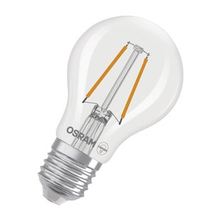 Osram Ledfilamentlamp Peertje Retrofit Classic A - D6cm - Dimbaar - Warm Wit - E27 - 1,8w