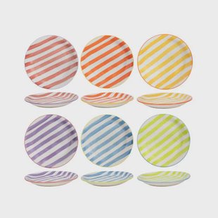 Cookinglife Dinerborden Summer Vibes ø 26.5 cm - 6 stuks