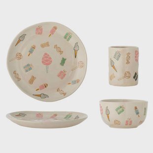 Bloomingville Mini serviesset Sweets (set van 3)