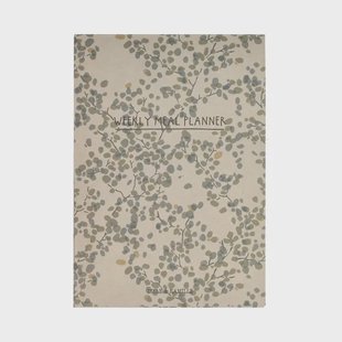 Menuplanner, papier, landschap, A5
