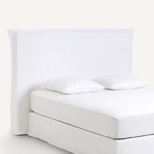 Hoes in gewassen linnen voor hoofdbord H135 cm, Sandor