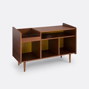 Vintage meubel voor vinylplaten, Ronda