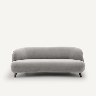 3-zitsbank, stonewashed fluweel, Rosebury, design E. Gallina