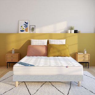 588 stevige veren matras + bodemset