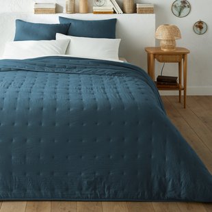 Gematelasseerde beddensprei in gewassen microvezel, Loja