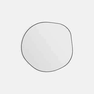 Organische vorm spiegel, lengte 58 cm, hoogte 58 cm, ORNICA