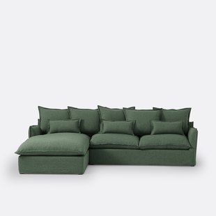 Hoes in polyester, voor hoekbank links, Odna