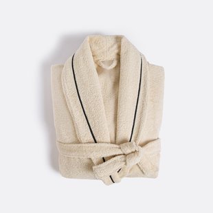 Badjas met sjaalkraag in badstof Victor 400 g/m2