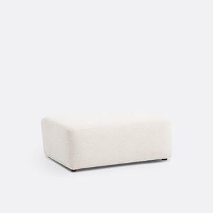 Polyester poef, gemêleerd chenille, Monica