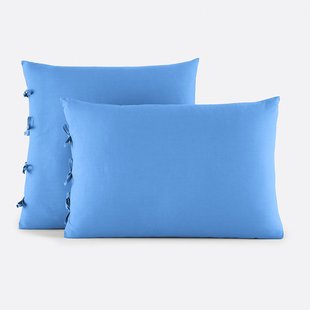 Effen kussensloop te strikken in katoen , Scenario