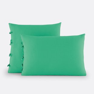 Effen kussensloop te strikken in katoen , Scenario