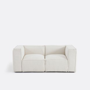 Modulaire bank, 2-zit, bouclette, Seven