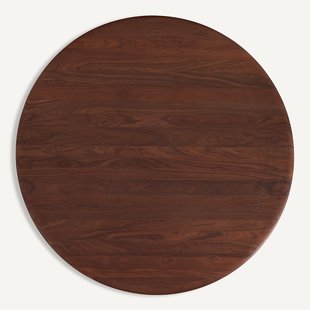 Rond tafelblad in notenhout,ø137 cm, Roundo