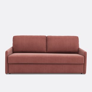 Slaapbank in ribfluweel, Comfort Bultex®, Marta