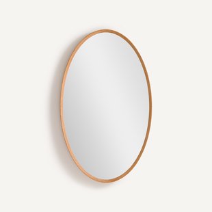 Massief eiken ovale spiegel, Orion