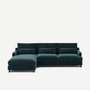 Chenille fluwelen hoekbank, Alwine