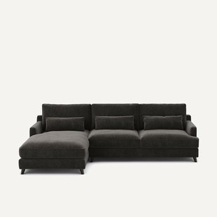 Chenille fluwelen hoekbank, Alwine