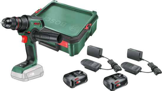 Bosch AdvancedDrill 18V-80 2,5 Ah Accu (2x) SystemBox S Starterspakket
