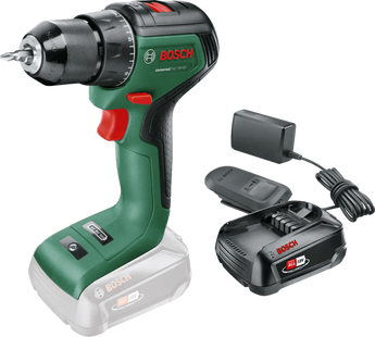 Bosch UniversalDrill 18V-60 + POWER FOR ALL 18V 2,5 Ah Accu Set