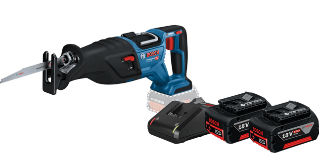 Bosch Professional GSA 18V-28 5,0 Ah GBA Accu (2x) Starterspakket